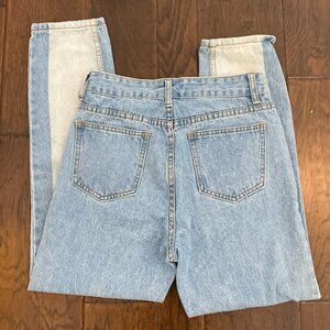 Vintage Straight Leg Two Toned Jeans